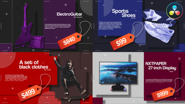 Photo of Product Promo Slideshow for DaVinci Resolve – Videohive 55602428