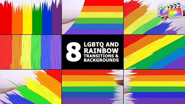 Photo of Rainbow And LGBTQ Transitions And Backgrounds | FCPX – Videohive 55996300