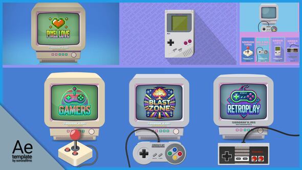 Photo of Retro Gaming Pack – Videohive 55719237