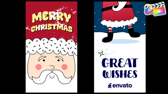 Photo of Santa Wishes Typography Stories for FCPX – Videohive 55694057