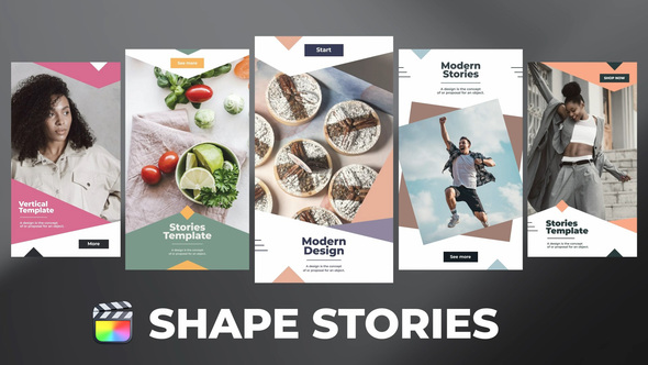 Photo of Shape Stories for Final Cut Pro – Videohive 55945628