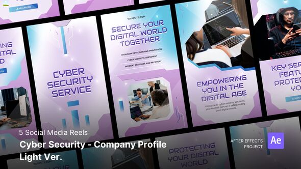 Photo of Social Media Reels – Cyber Security – Company Profile Light Ver After Effects Project Files – Videohive 55421155