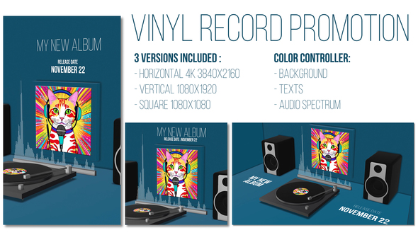 Photo of Vinyl Record Promotion – Videohive 55638162