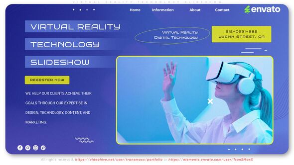 Photo of Virtual Reality Technology Slideshow – Videohive 55906541