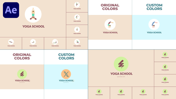 Photo of Yoga School Logo Reveal for After Effects – Videohive 55944942