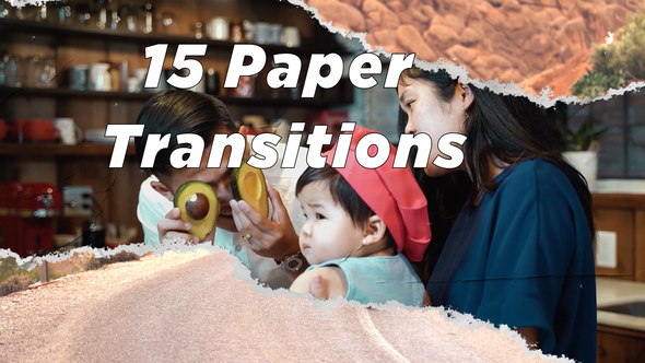 Photo of 15 Paper Transitions – Videohive 56195051