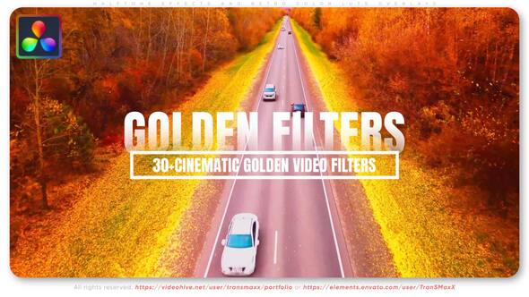 Photo of 30+ Cinematic Golden Video Filters – For DaVinci Resolve – Videohive 56507052