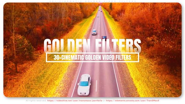 Photo of 30+ Cinematic Golden Video Filters – Videohive 56304164