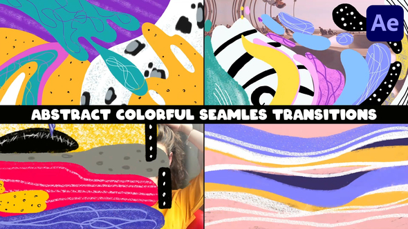 Photo of Abstract Colorful Seamles Transitions for After Effects – Videohive 56486935