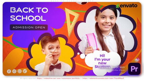 Photo of Back to School Opener – Videohive 56460516