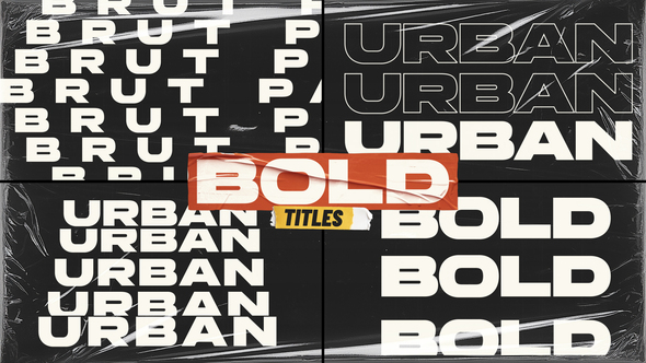 Photo of Bold Titles – Videohive 56256901