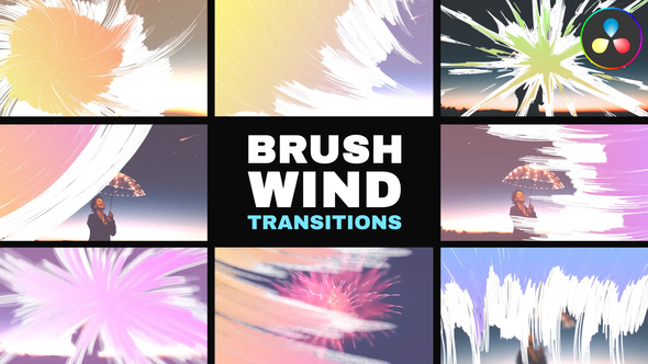 Photo of Brush Wind Transitions for DaVinci Resolve – Videohive 56340948