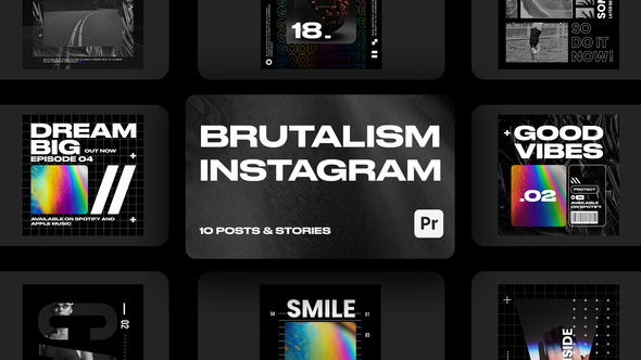 Photo of Brutalism Style Instagram Posts & Stories for Pr – Videohive 56240804