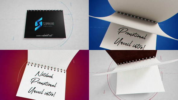 Photo of Business Notebook Unveil – Videohive 56314250