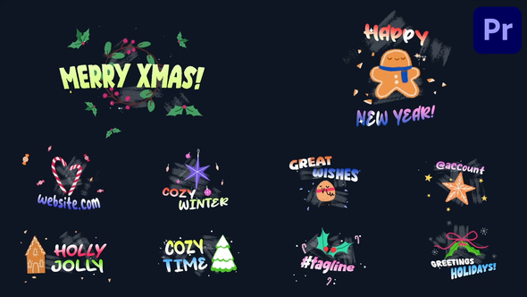 Photo of Cartoon New Year Titles for Premiere Pro – Videohive 56080489