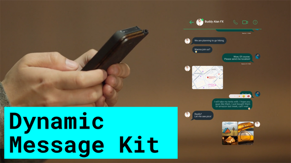 Photo of Chat Message Kit | Whats app and Telegram – Videohive 56463015