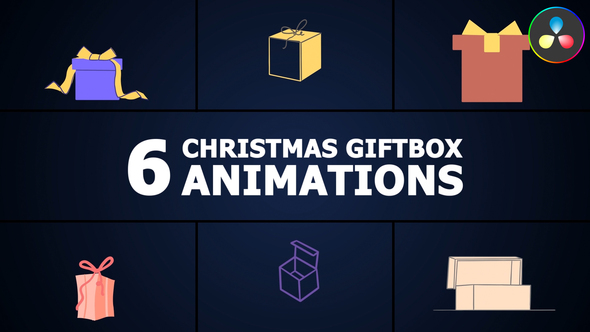 Photo of Christmas Giftbox Animations | DaVinci Resolve – Videohive 56051913