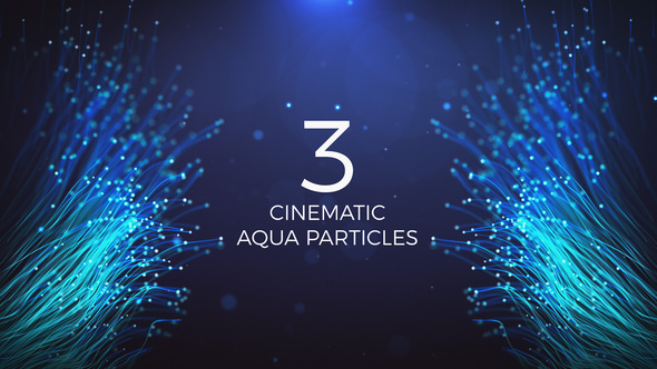 Photo of Cinematic Aqua Particles 3 – Videohive 24867405