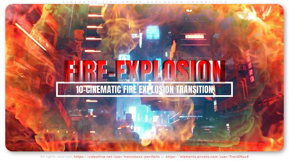 Photo of Cinematic Fire Smoke Explosion Transition – Videohive 56304141