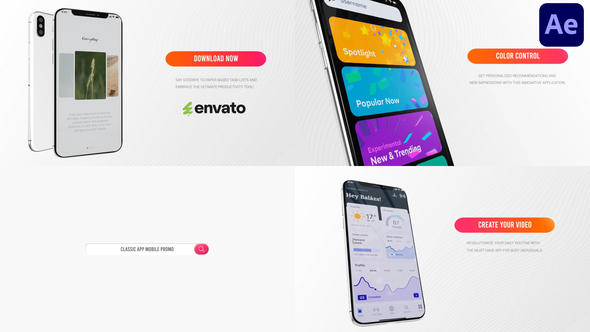 Photo of Classic App Mobile Promo for After Effects – Videohive 56474760