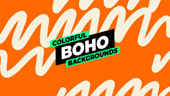 Photo of Colorful Boho Backgrounds – Videohive 56262207