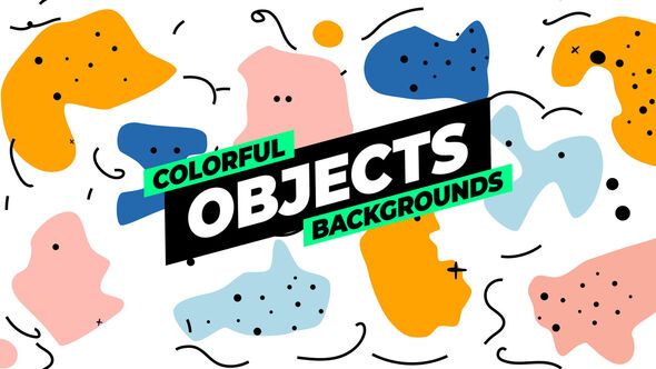 Photo of Colorful Objects Backgrounds – Videohive 56261959