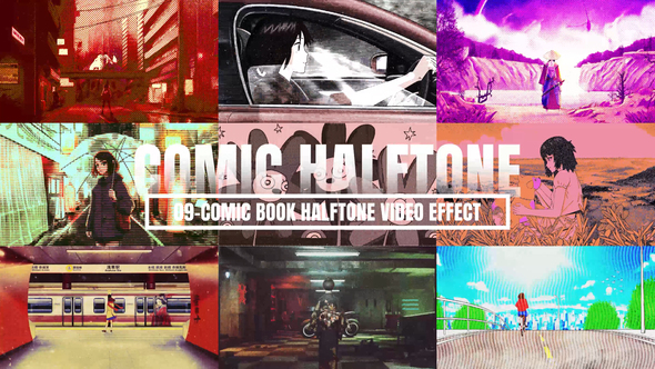 Photo of Comic Book Halftone Video Effect – Videohive 56437794