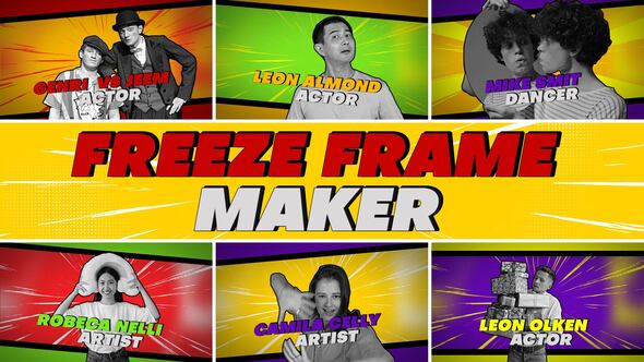 Photo of Comic Style Freeze Frame V3 | MOGRT – Videohive 55532901