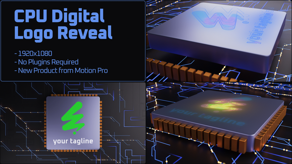 Photo of CPU Digital Logo Reveal – Videohive 56474767