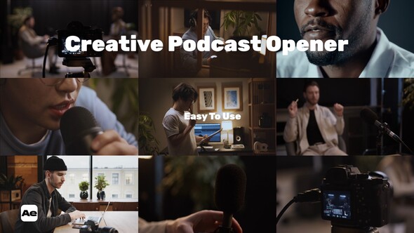 Photo of Creative Podcast Opener – Videohive 56449456