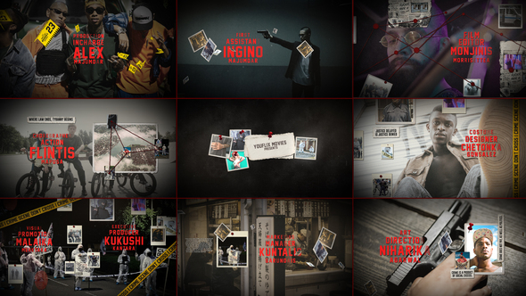 Photo of Crime Title Sequence – Videohive 54591751