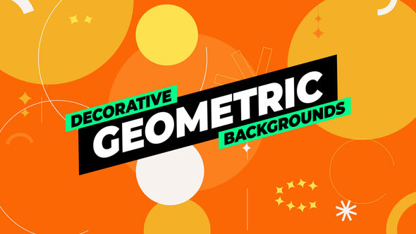 Photo of Decorative Geometric Backgrounds – Videohive 56262337