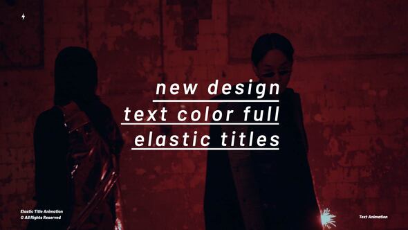 Photo of Elastic Titles | After Eeffects – Videohive 56342725