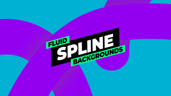 Photo of Fluid Spline Backgrounds – Videohive 56261969