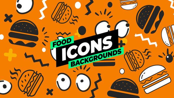 Photo of Food Icons Backgrounds – Videohive 56262117