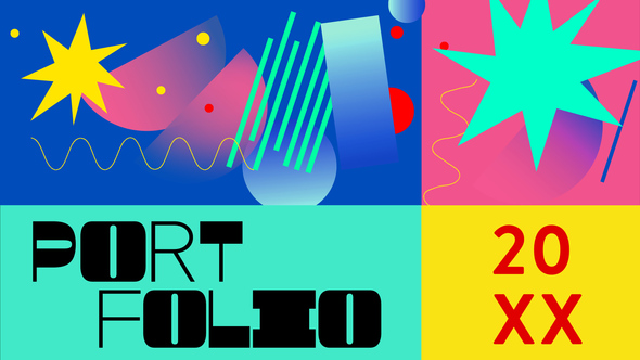 Photo of Funky Colourful Portfolio – Videohive 56332235