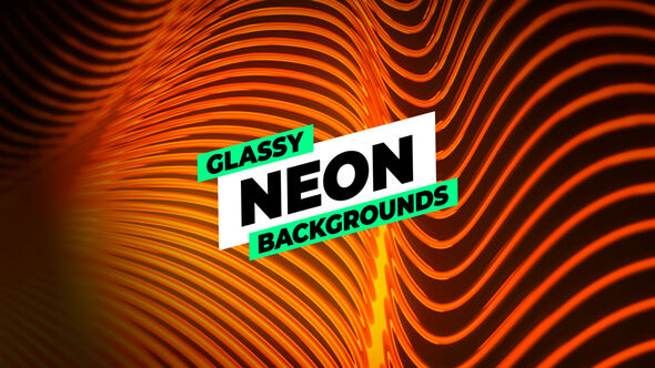 Photo of Glassy Neon Backgrounds – Videohive 56334730