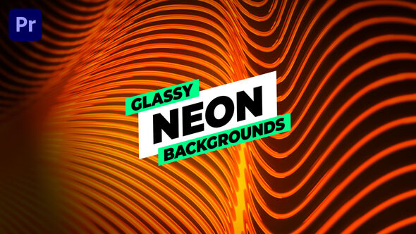 Photo of Glassy Neon Backgrounds – Videohive 56334744