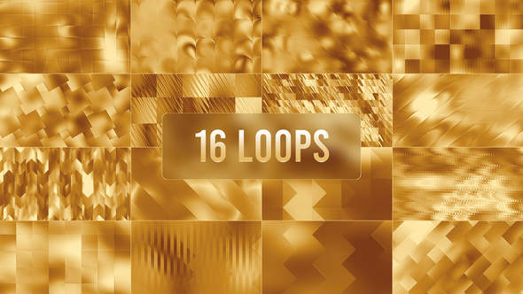 Photo of Golden Background Loops Collection – Videohive 56452343