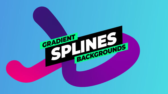 Photo of Gradient Splines Backgrounds – Videohive 56262161