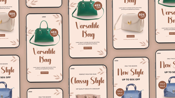 Photo of Handbag Sale Instagram Story – Videohive 56301063