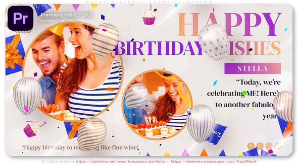 Photo of Happy Birthday Happy Slideshow – Videohive 56211888