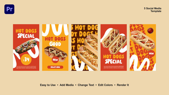 Photo of Hot Dogs Special Instagram Reels – Videohive 56333944