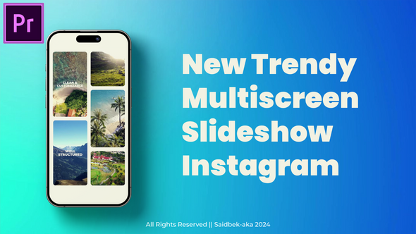 Photo of Instagram Multiscreen Slideshow MOGRT for Premier Pro – Videohive 56264013