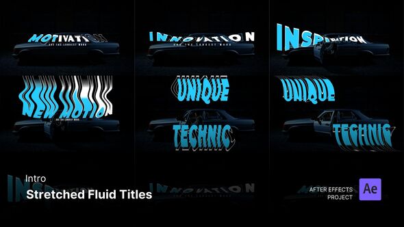 Photo of Intro/Opening – Stretched Fluid Titles After Effects Project Files – Videohive 56234554