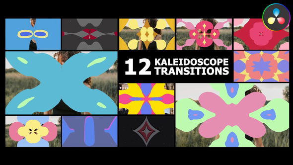Photo of Kaleidoscope Transitions for DaVinci Resolve – Videohive 56446779