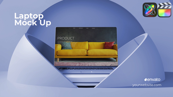 Photo of Laptop Mockup for FCPX – Videohive 56502320