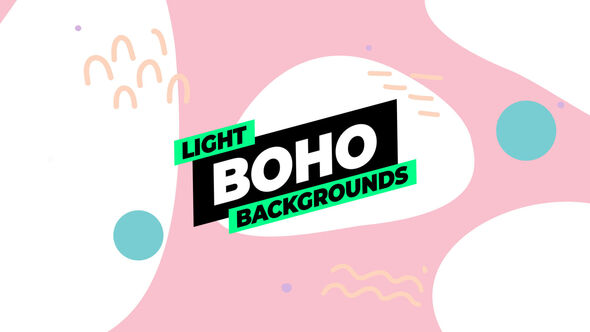 Photo of Light Boho Backgrounds – Videohive 56262255