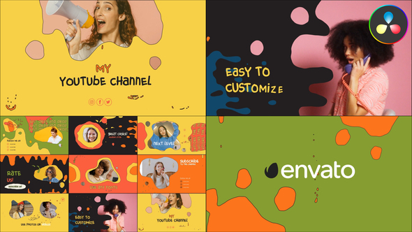 Photo of Liquid Acid Endscreens | DaVinci Resolve – Videohive 56380487