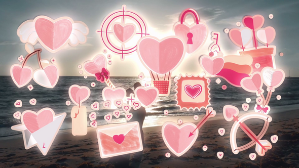 Photo of Love & Hearts Sticker Collection – Videohive 56448571